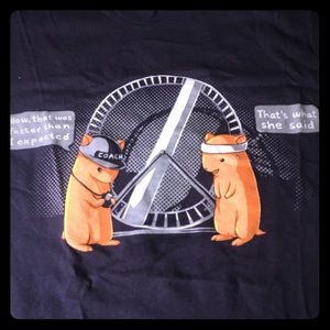 Unisex Comical Hamster T-shirt